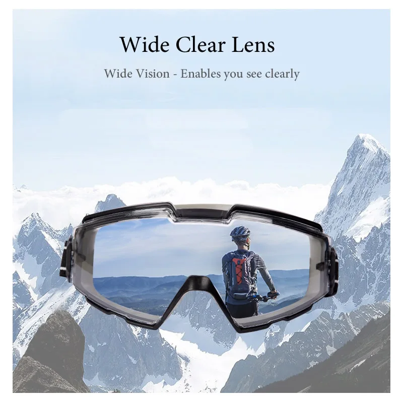 Work Safety Goggles Silica Gel Frame Dust-proof Impact-Resistant Protective Glasses For Carpenter Rider Polishing Eye Protector - Image 3