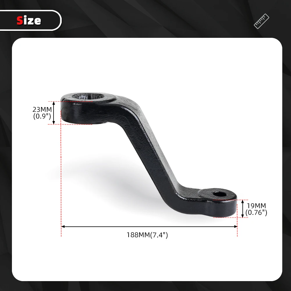 6605 Drop Pitman Arm For 87-06 Jeep Wrangler YJ & 84-01 Jeep Cherokee XJ & Comanche MJ Replacement Jeep Power Steering LTB008 - Image 5