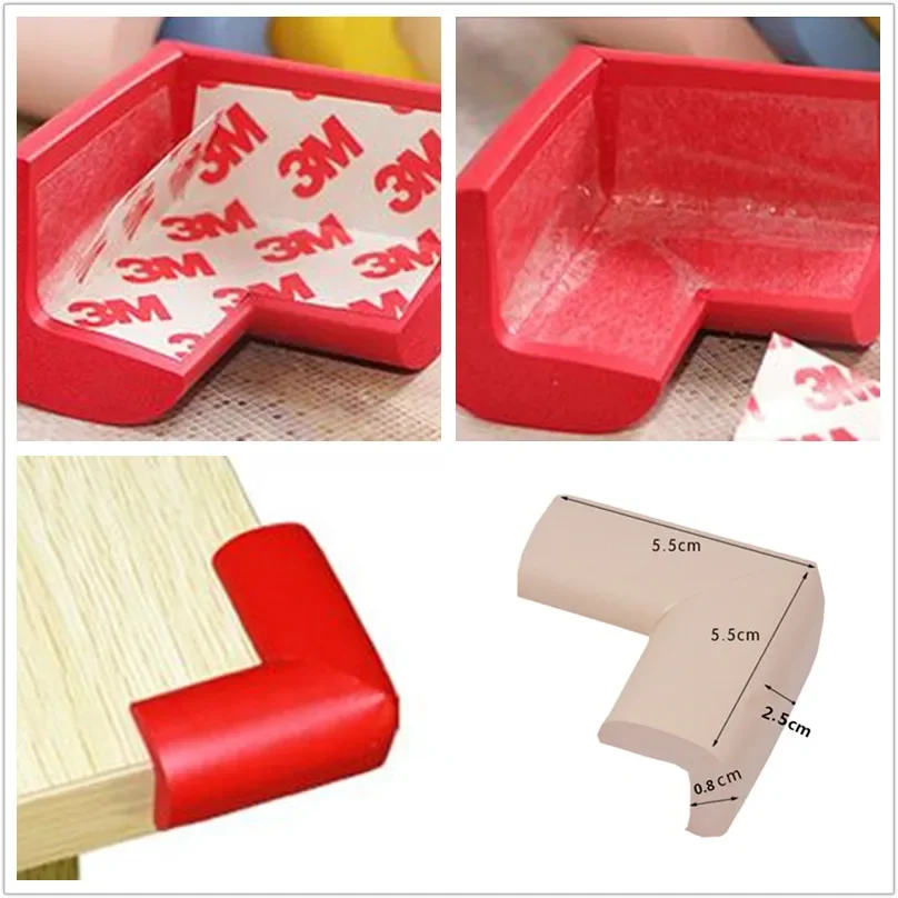 4Pcs Baby Table Corner Protector Safety Protection Guards Child Kids Furniture Edge Cover Pad Corner Bumper Anti-collision Foam - Image 5