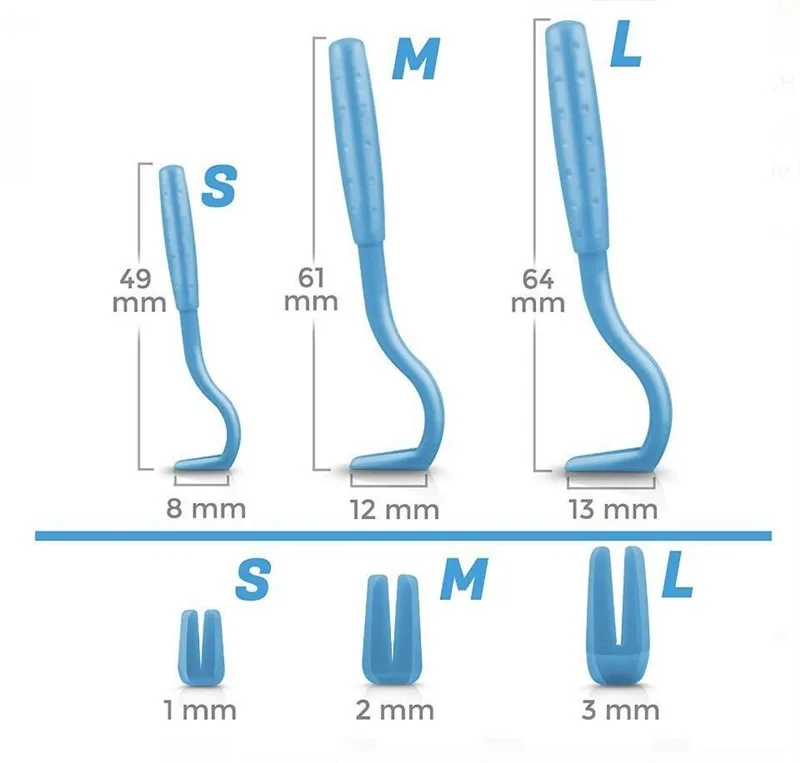 3pcs Remover Tweezer Tick Flea Remover Hook Tick Pull Pet Cat Dog Tick Clamp Accessaries Pet Mite Flea Extractor Dog Accessarie - Image 3