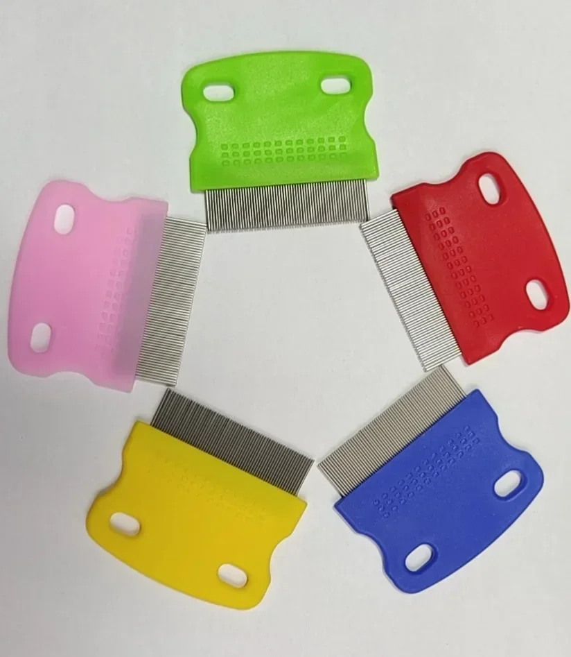 강아지Pet Comb Pet Tear Stain Remover Dog Grooming Comb Gently Removes Mucus and Crust Small Lice Flea Combs for Dogs Cats Supplies - Image 3