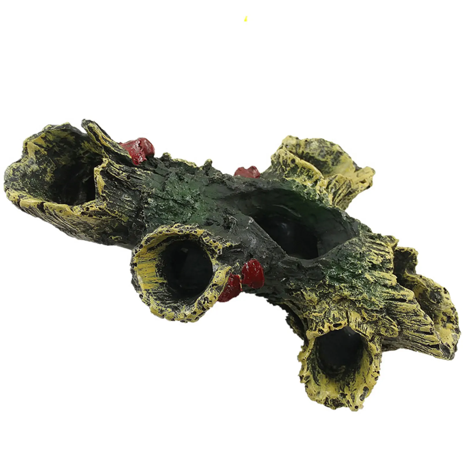 Aquarium Hollow Log Decor Multifunction Resin Fish Hiding Cave Non-toxic Aquarium Dead Wood Decoration for Fish Tank Aquarium - Image 5