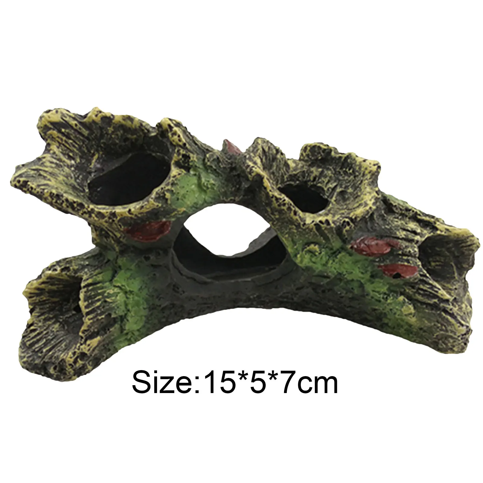 Aquarium Hollow Log Decor Multifunction Resin Fish Hiding Cave Non-toxic Aquarium Dead Wood Decoration for Fish Tank Aquarium - Image 6