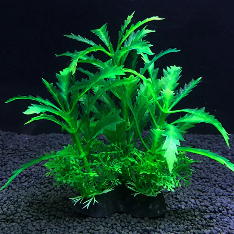 Artificial Aquarium Decor Plants Water Plastic Ornament Aquatic Plant Fish Tank Grass Decoration Accessories 14cm 12 Kinds - Image 4