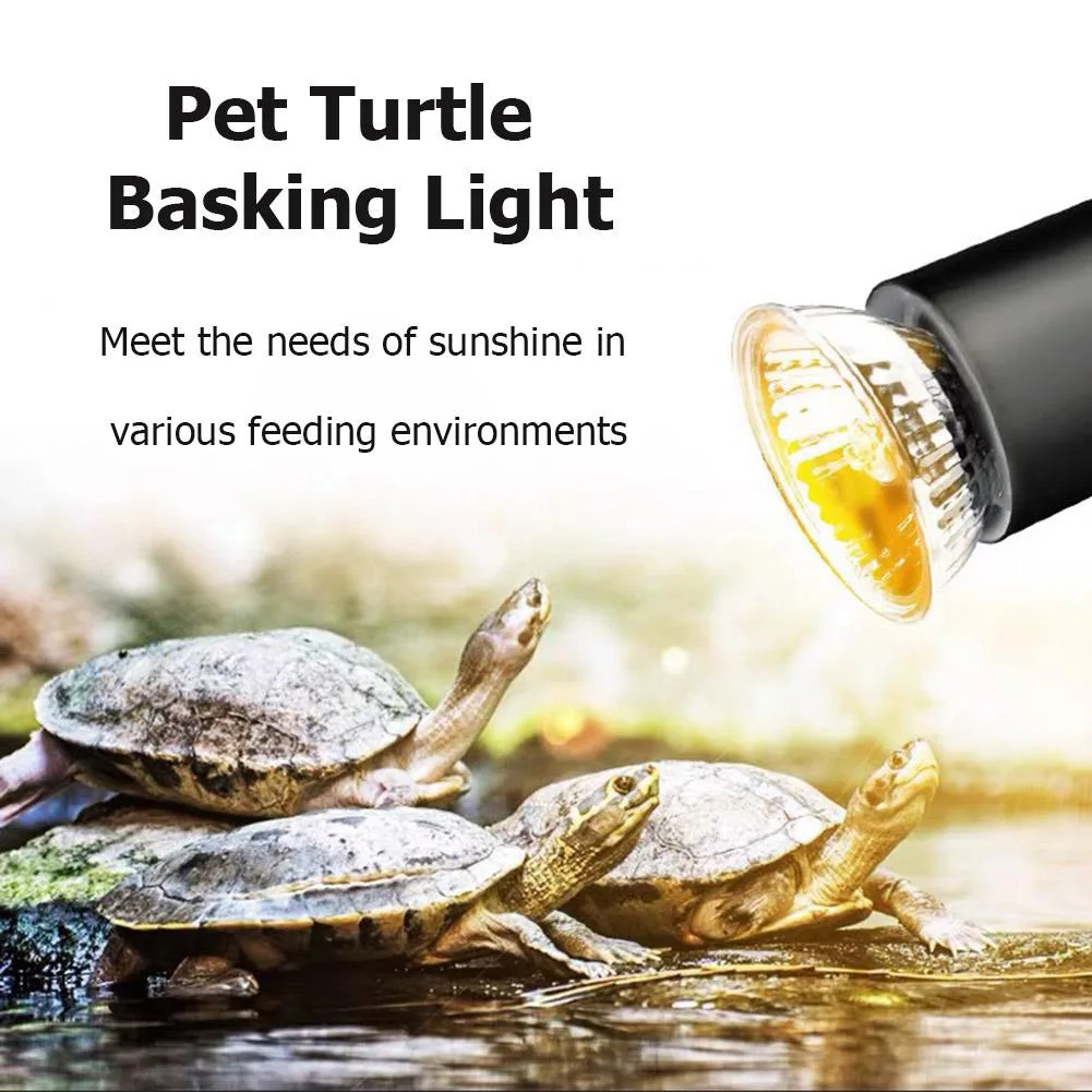 Reptile Tortoise UVA UVB Heating Lamp Full Spectrum Sunlamp Turtle Basking Light - Image 3
