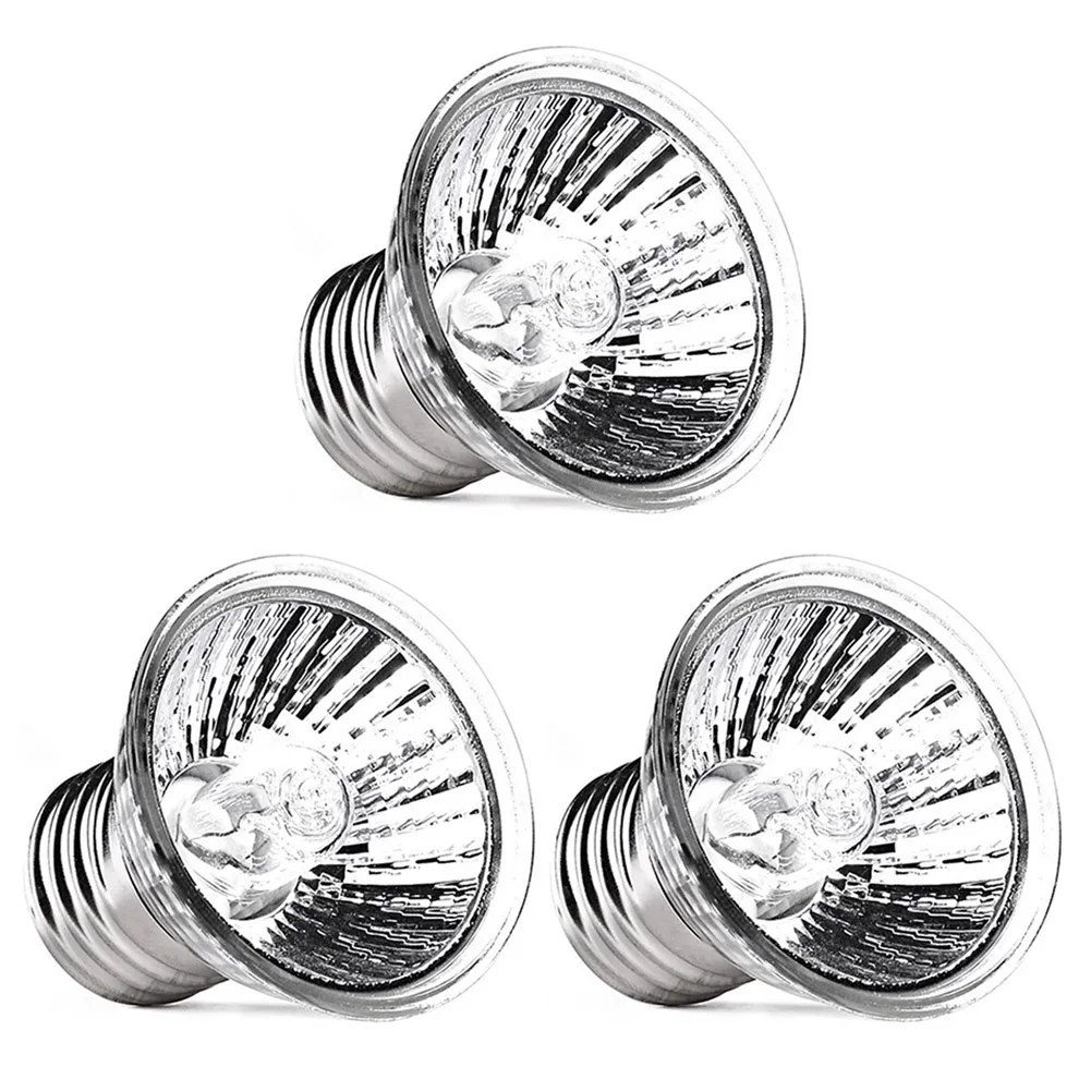 UVA + UVB Reptile Lamp Pet Amphibians Lizards Heating Bulb Turtle Basking Lights for Household Turtle Accessories