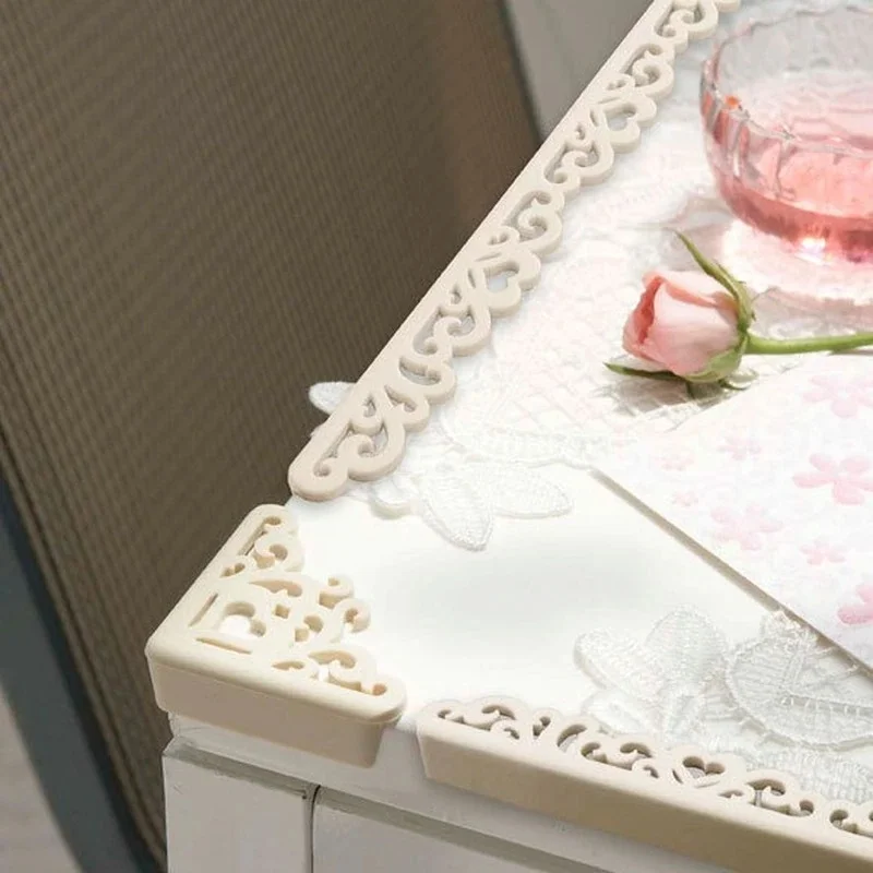 4Pcs/lot Hollow Out Flower Pattern Soft Baby Safe Corner Protector Baby Kids Table Desk Corner Guard Children Safety Edge Guards - Image 3