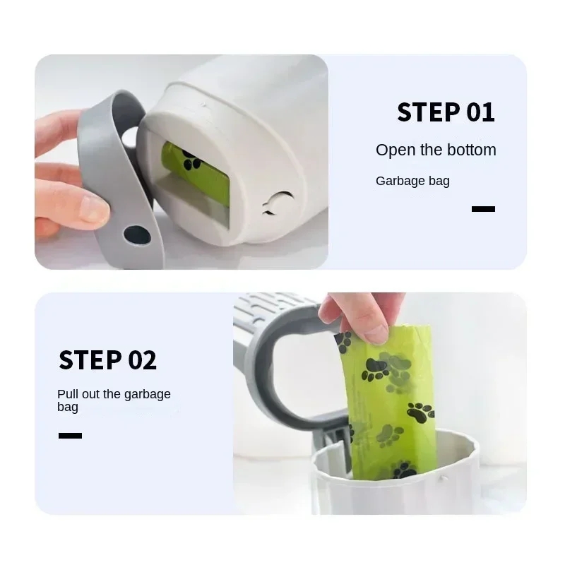 Cat Litter Shovel Scoop with Refill Bag For Pet Filter Clean Toilet Garbage Picker Cat Supplies Cat Litter Box Self Cleaning - Image 5