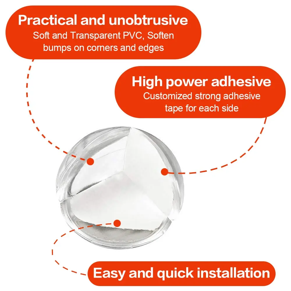 8/12/16pcs Silicone Baby Safety Table Corner Protector Baby Proofing Edge Guard Protection from Children Furniture Corners Cover - Image 5