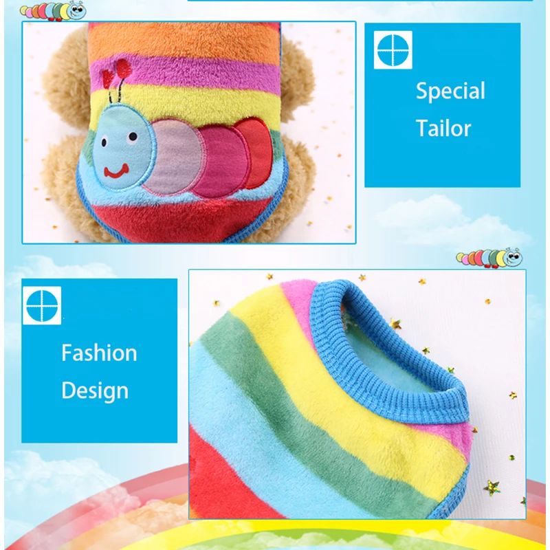 Cute Dog Clothes Winter Vest For Small Dogs Cats Warm Pets Sweater Soft Flannel Puppy Puffer Jacket Dog Accessories Supplies Xxs - Image 4