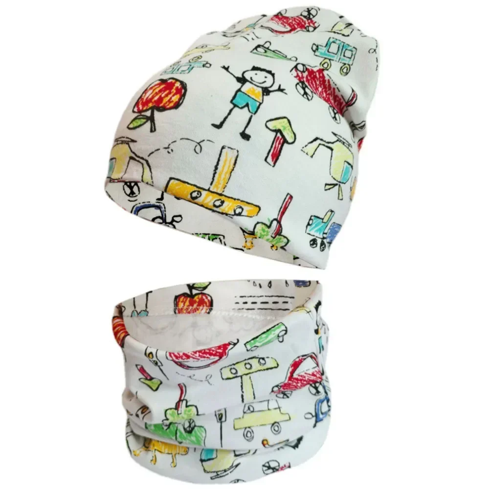 Autumn Winter Girl Baby Hat Cotton Boy Hat Scarf Set Children Beanies Cap Outdoor Warm Newborns Toddlers Caps Kids Head Cover - Image 6