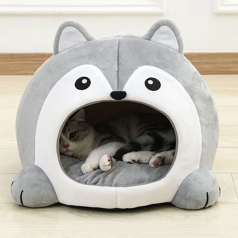 Very Soft Cat Bed Pet Basket Cat House Sofa Small Dog Lounger Cushion Kittens Cave Puppy Mat House Tent Bed Supplies For Cats