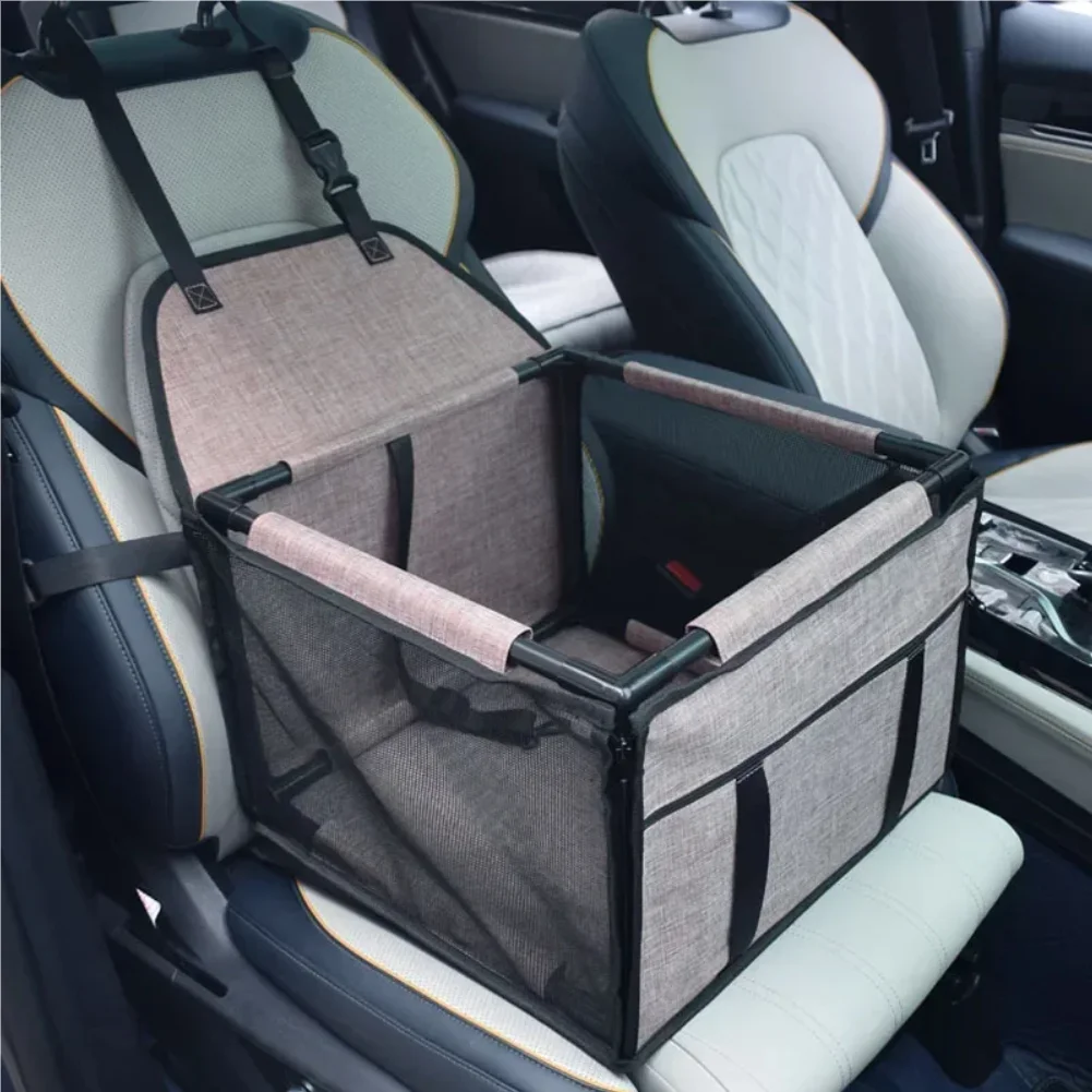 Travel Dog Car Seat Cover Waterproof Pet Dog Carriers Bag Cat Transport Hammock Dog Car Seat Basket for Small Medium Dogs - Image 4