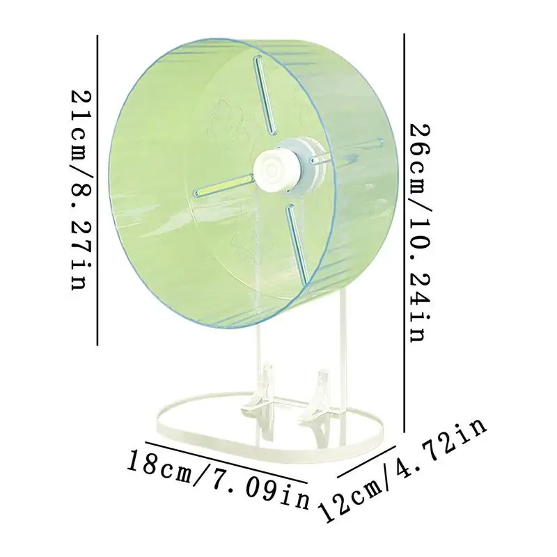 Small Hamster Wheel Pet Running Wheel Acrylic Silent Pets Exercise Spinner Accessories For Dwarf Syrian Hamster - Image 6