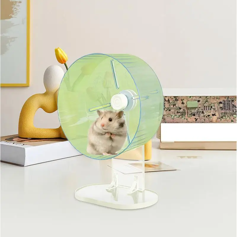 Small Hamster Wheel Pet Running Wheel Acrylic Silent Pets Exercise Spinner Accessories For Dwarf Syrian Hamster - Image 3