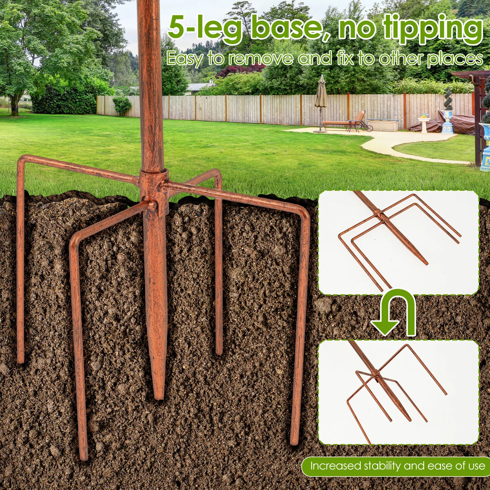 Bird feeder Parrot bird birdtub Iron Standing Bowl feeding watering supplies Outdoor Garden Patio Lawn decor bird accessories