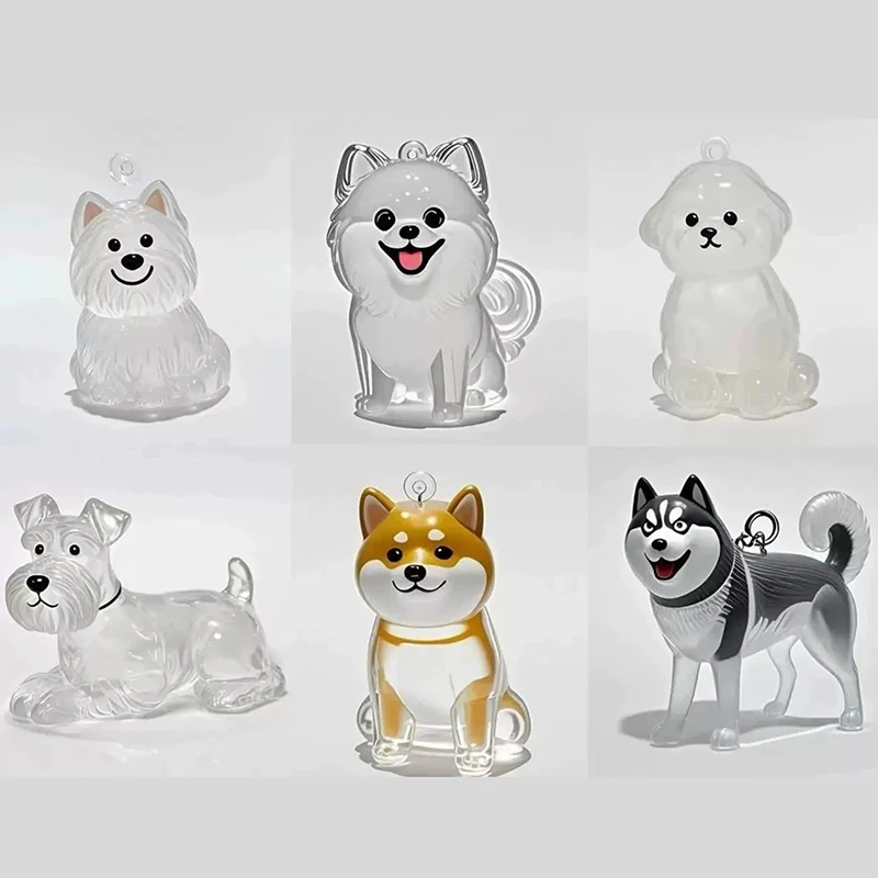 Clear Pet Hair Memorial Keepsake Capsule Dog Fur Container DIY Pendant Keychain Decor Animal Lovers Home Display Gift Idea - Image 5
