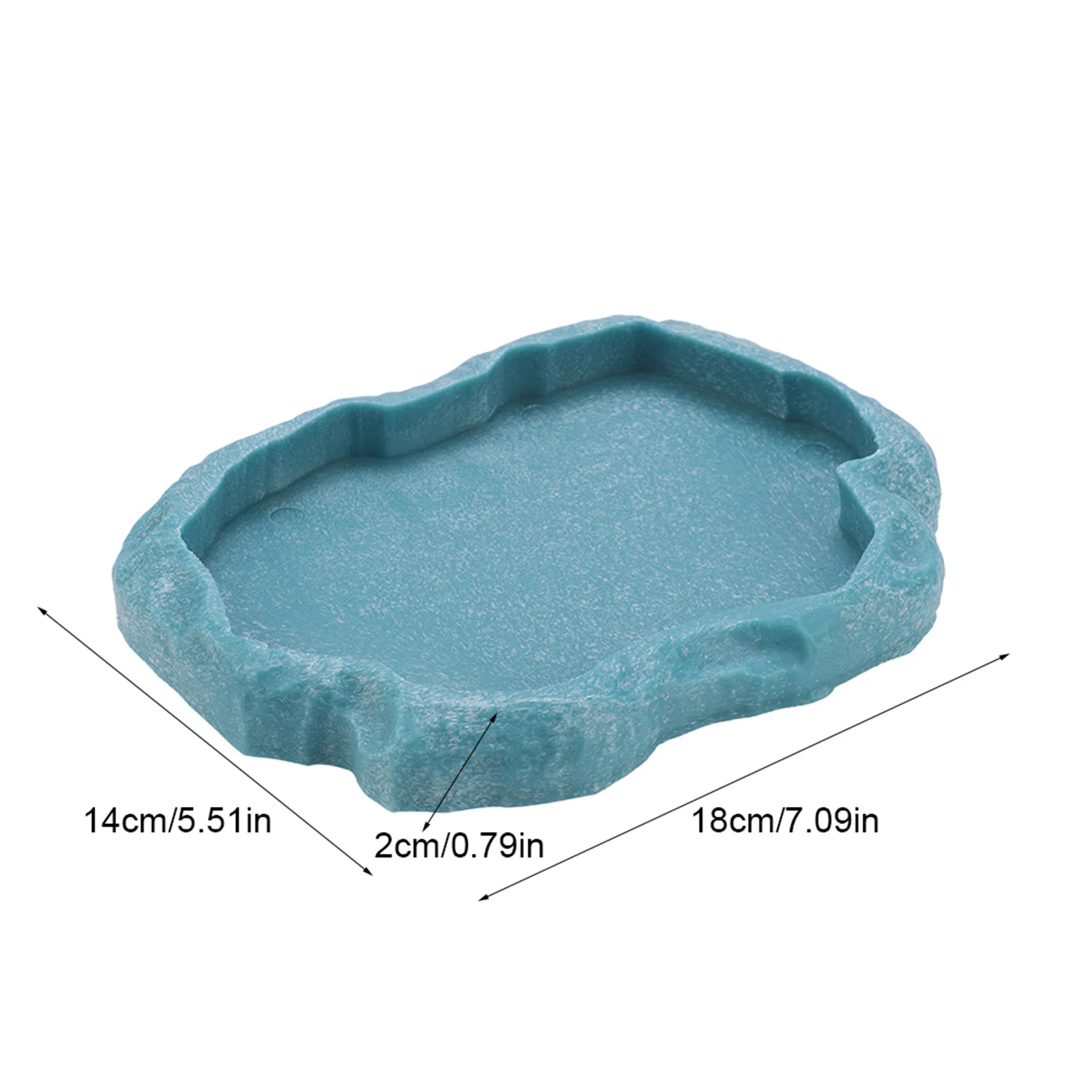 ABS Resin Reptile Rock Food and Water Dish Feeder Bowl for Tortoise Lizard Lizard Feeder Reptile Bowl Reptile Feeder - Image 6