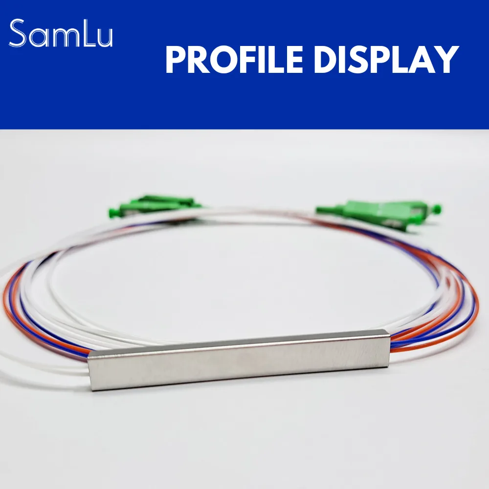 Fiber Optic Splitter PLC 1X2 1X4 1X8 SC/APC SM Single Mode 0.9Mm G657A1 PVC LSZH 1m FTTH communication equipment - Image 6