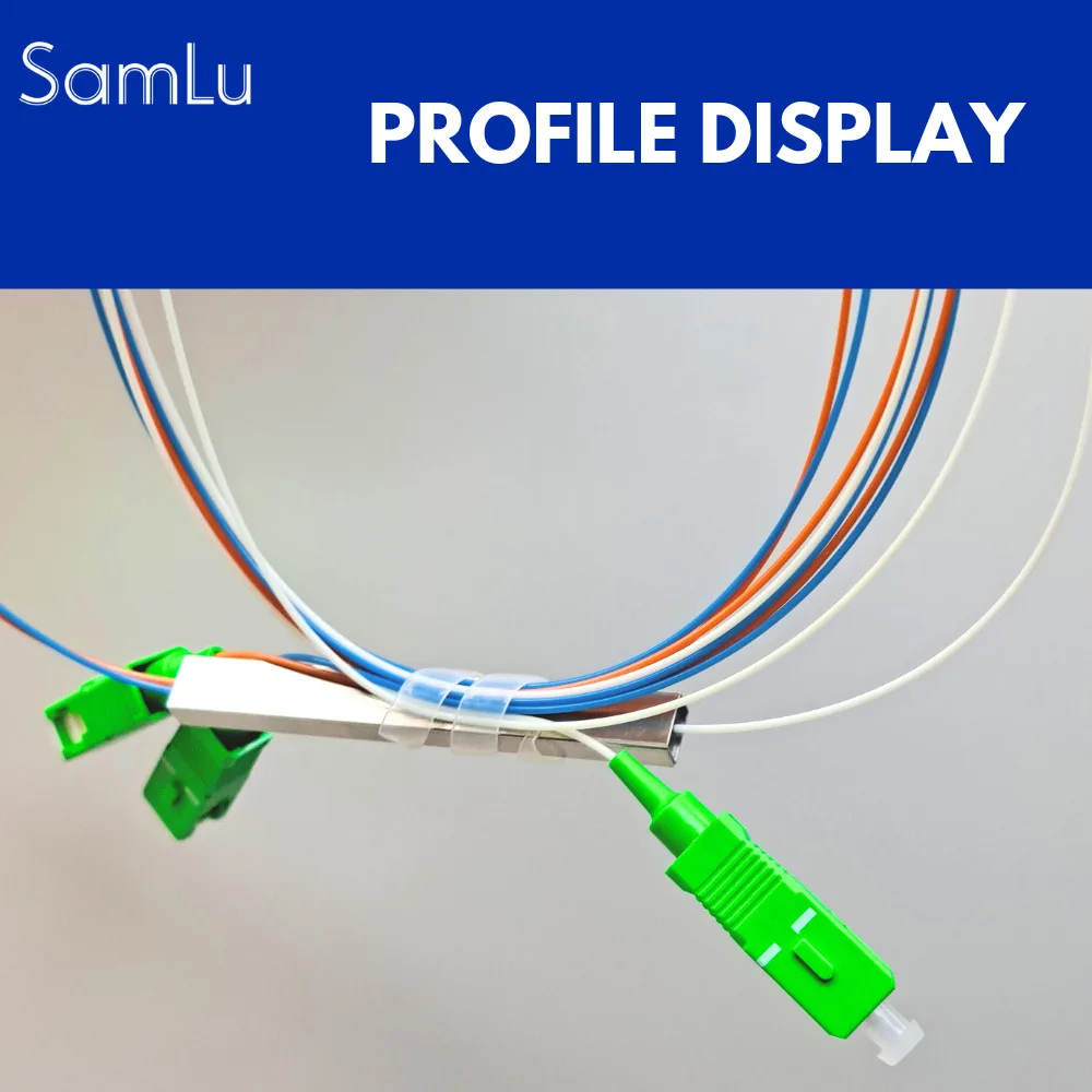 Fiber Optic Splitter PLC 1X2 1X4 1X8 SC/APC SM Single Mode 0.9Mm G657A1 PVC LSZH 1m FTTH communication equipment - Image 5