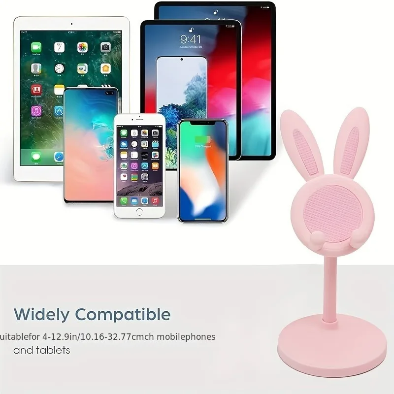 Rabbit Phone Stand – Plastic, Hands-Free, Universal for Phones & Tablets, Room Decor - Image 4