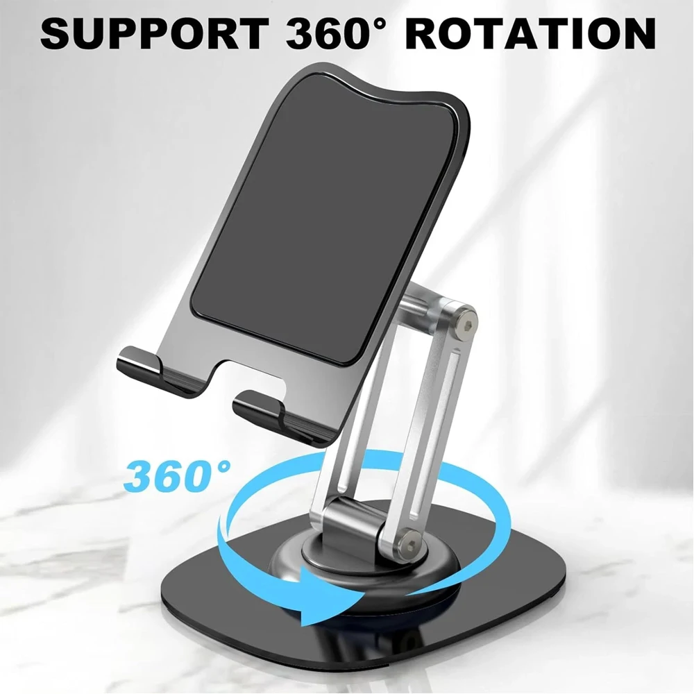 1PCS 360°Adjustable Universal Tablet Stand Desk Holder Mount Detachable Arm For Cell Phone iPad iPhone Portable Desktop Stand - Image 5