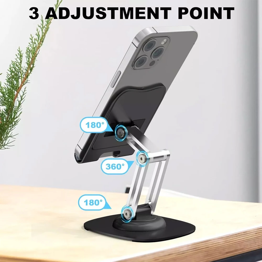 1PCS 360°Adjustable Universal Tablet Stand Desk Holder Mount Detachable Arm For Cell Phone iPad iPhone Portable Desktop Stand - Image 4