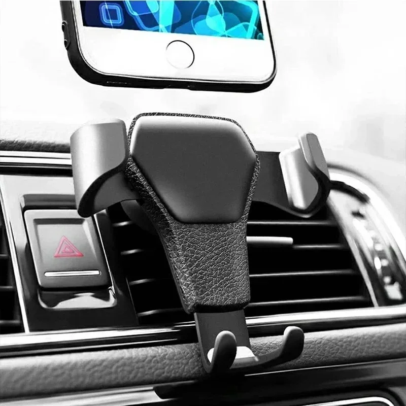 Universal Car Mobile Phone Bracket Air Vent Mount Clip Car Cellphone Holder For 4.0-7 Inch Phones Air Outlet Navigation Bracket - Image 3