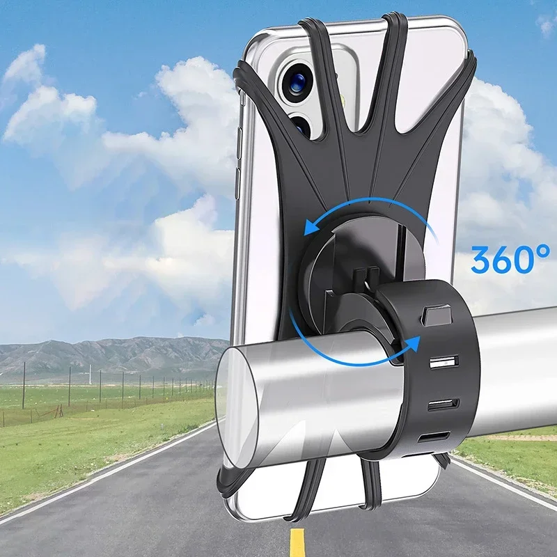 Bike Phone Holder Bicycle Mobile Cellphone Holder Motorcycle Stand Suporte Celular For iPhone Samsung Xiaomi Gsm Houder Fiets - Image 3