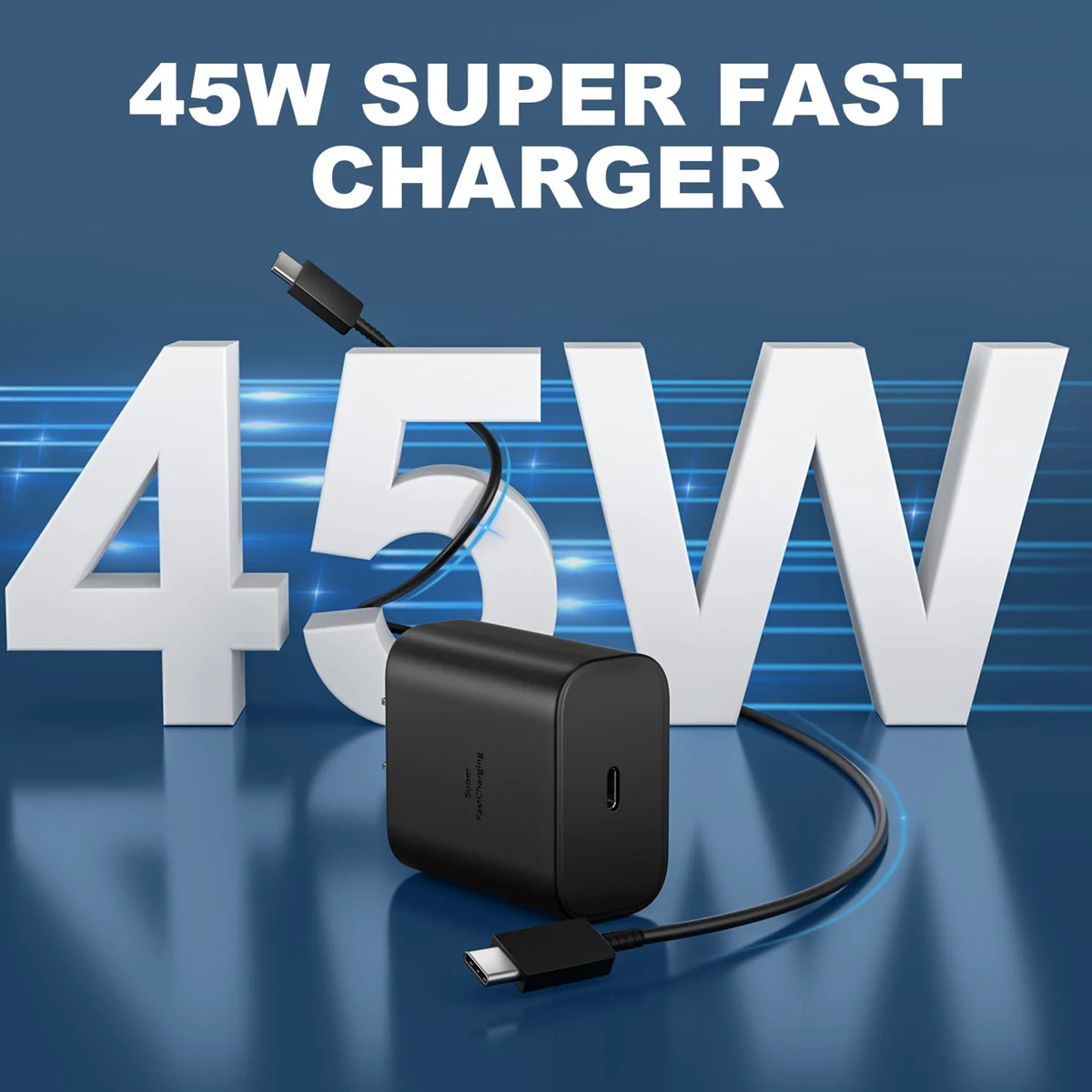 45W Super Fast Charging For Samsung Galaxy S25 S24 S23 S22 Ultra S21 Plus Note 20 USB C Data Cable Portable Fast Charger Adapter - Image 2