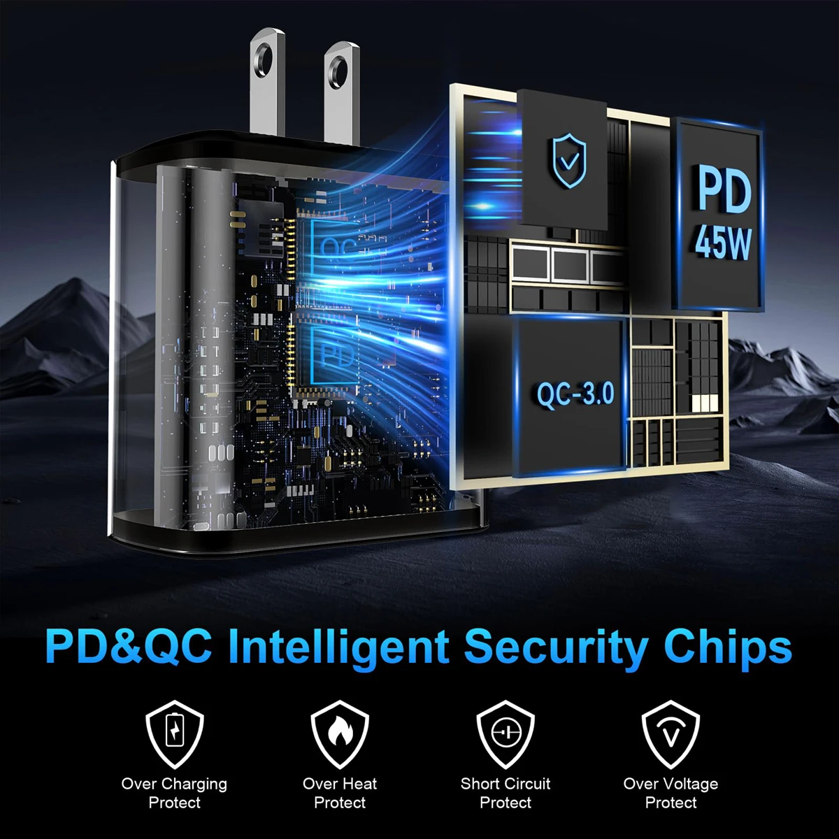 45W Super Fast Charging For Samsung Galaxy S25 S24 S23 S22 Ultra S21 Plus Note 20 USB C Data Cable Portable Fast Charger Adapter - Image 4