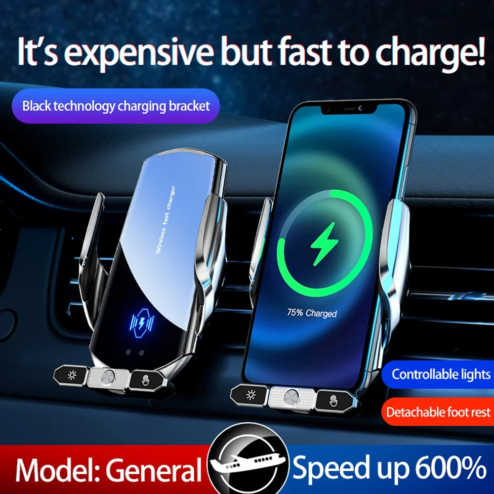 Wireless Charger Car Auto Magnetic Air Vent Phone Holder For iPhone 16 15 14 13 Samsung Xiaomi Induction Fast Charging Station - Image 6