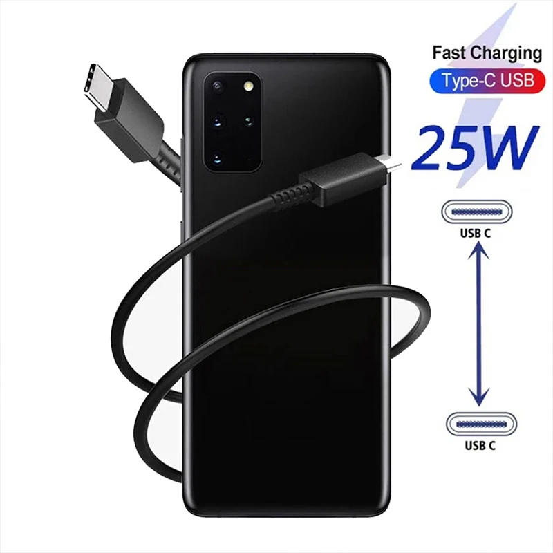 PD 25W USB C Charger Quick Charge 3.0 Super Fast Charging With Type C Cable For Samsung Galaxy S23 S22 S21Ultra Note 20 - Image 5