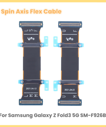 1 Pair Spin Axis Flex Cable for Samsung Galaxy Z Fold3 5G SM-F926B Phone Flex Cable Repair Replacement Part