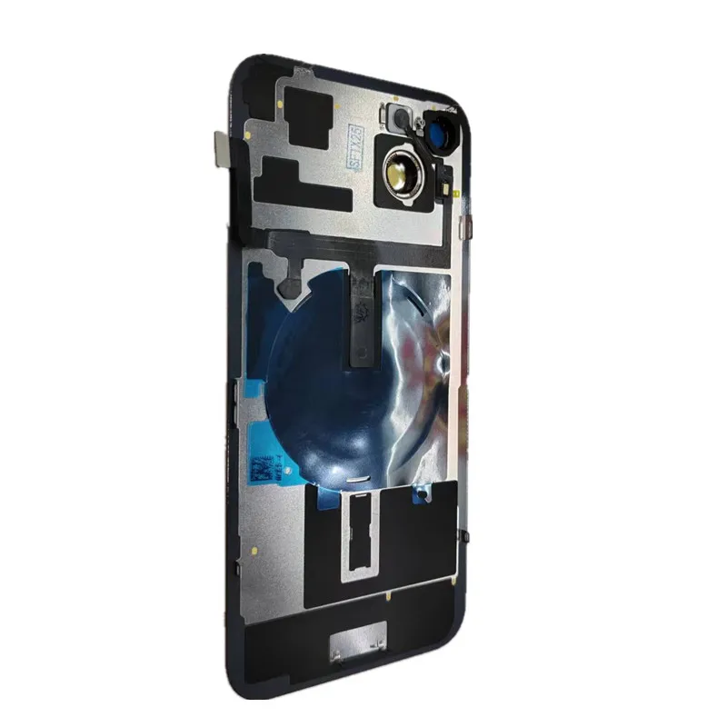 Back Glass Cover For iPhone 14 14Plus Rear Case Door Housing with Small Parts Flex Cable Metal Plate Replacement - Image 4