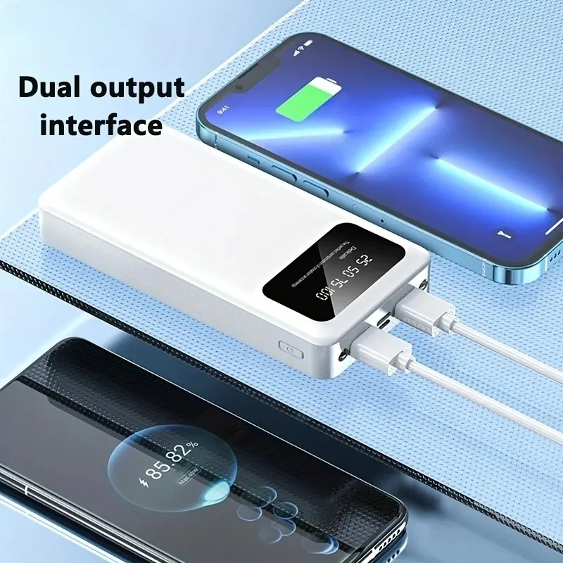 20000mAh Power Bank Super Fast Charging Battery High Capacity Digital Display Power Bank For iPhone Samsung Huawei Xiaomi - Image 3