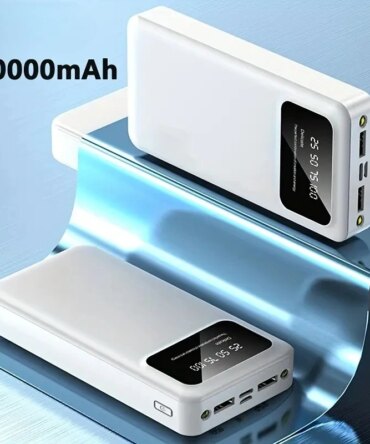 20000mAh Power Bank Super Fast Charging Battery High Capacity Digital Display Power Bank For iPhone Samsung Huawei Xiaomi