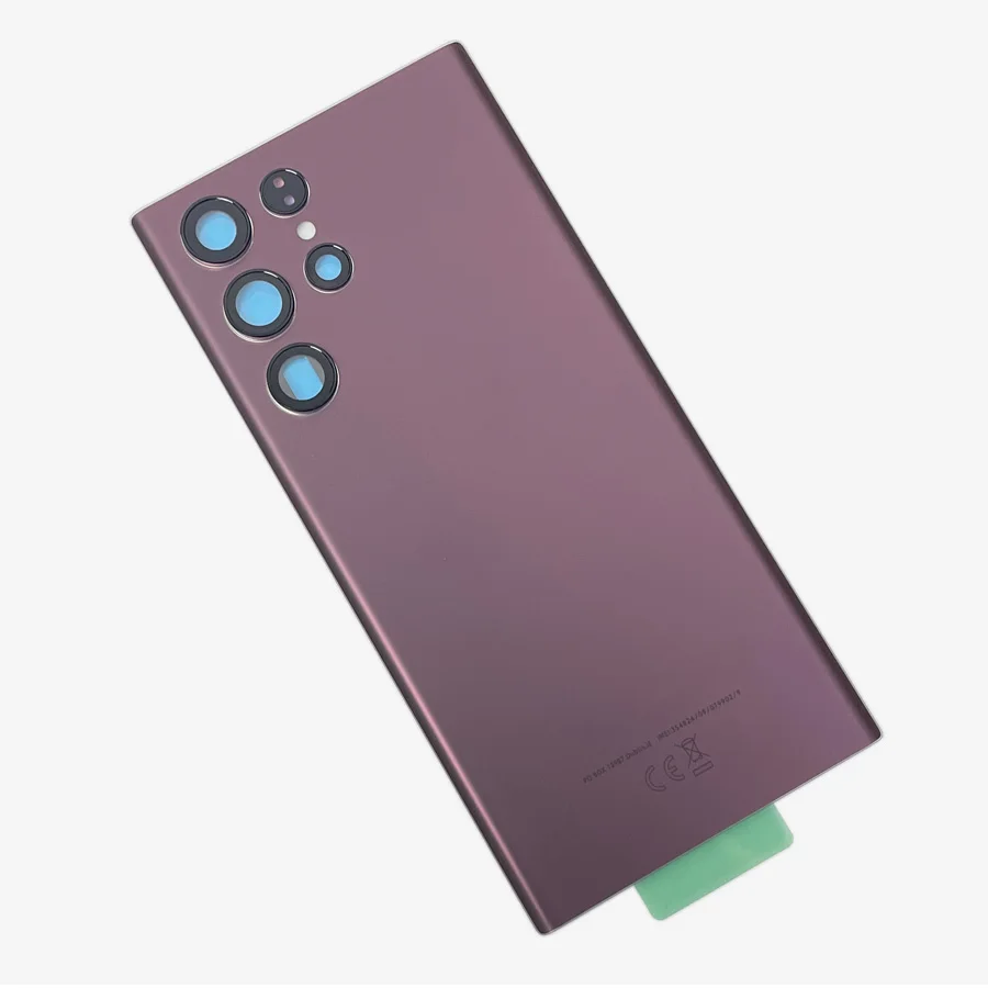 Back Glass Cover For Samsung Galaxy S22 Ultra 5G , Back Door Replacement Hard Battery Case, Rear Housing Cover With Adhesive - Image 3