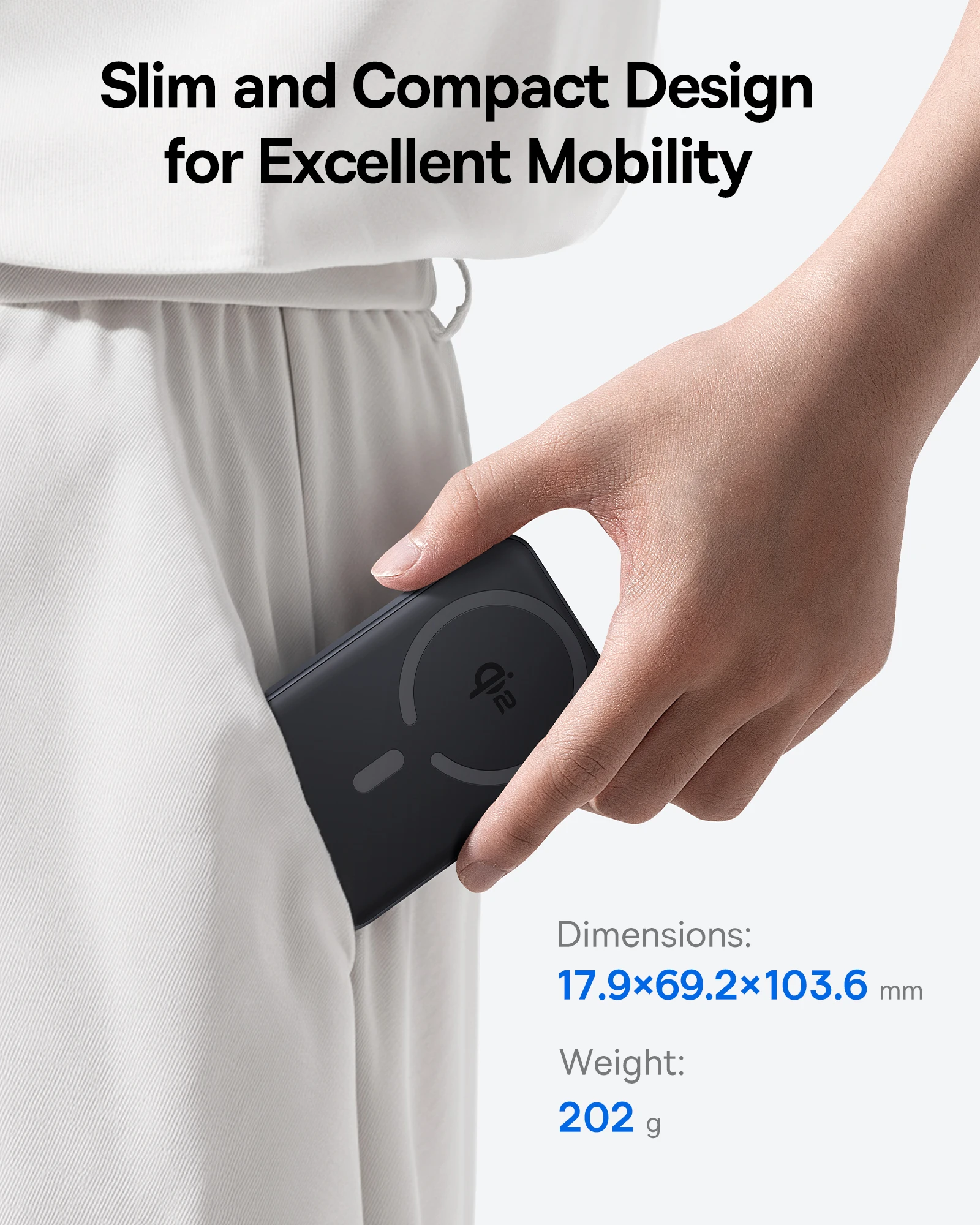 Baseus Qi2 Magnetic Power Bank 10000mah 15W Wireless Charging 22.5W Wired Charge Qi2-Certified for iPhone 16 15 14 13 12 Pro Max - Image 5