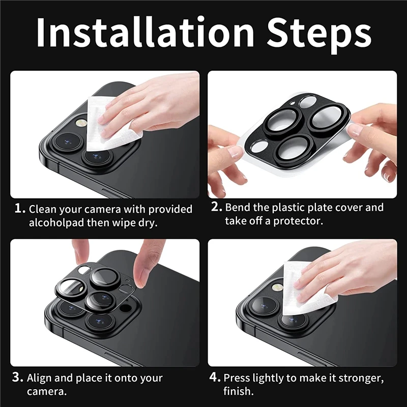 Metal Camera Lens Protector Glass For iPhone 17 Air 16 15 14 Pro Max Lens Funda For iPhone 16 Plus Full Cover Lens Camera Glass - Image 6