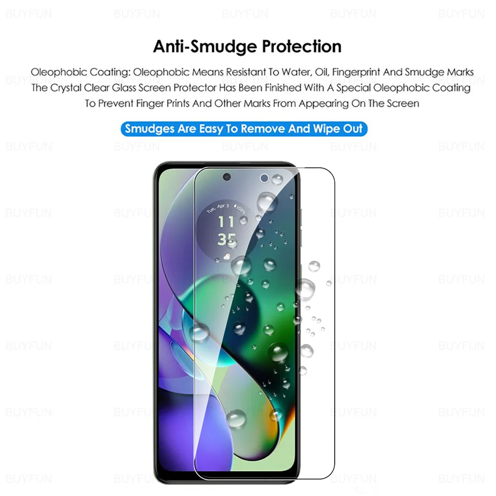 For Motorola Moto G54 G14 G34 G84 G04 G04s G24 Power 4G 1-4Pcs HD Glass G75 G55 G45 G35 G15 G05 G06 G56 G86 5G Screen Protector - Image 6