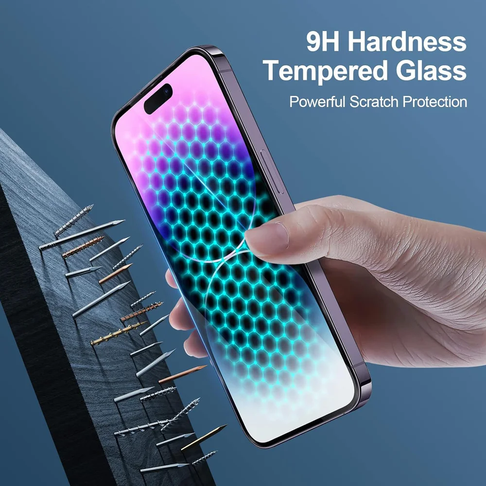 HD Screen Protection For iPhone 16 15 17 14 13 12 11 Pro Max Tempered Glass iPhone15 Pro Camera Lens Film iPhone16 Plus 13 Mini - Image 4