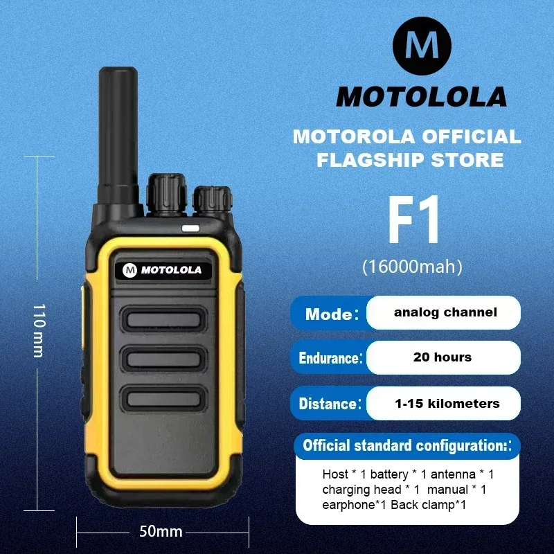 Motolola 2Pcs Mini Walkie Talkie Portable Two-Way Radio UHF Transceiver Set Walkie-talkies Radio Walkie Talkie Long Range COD - Image 2