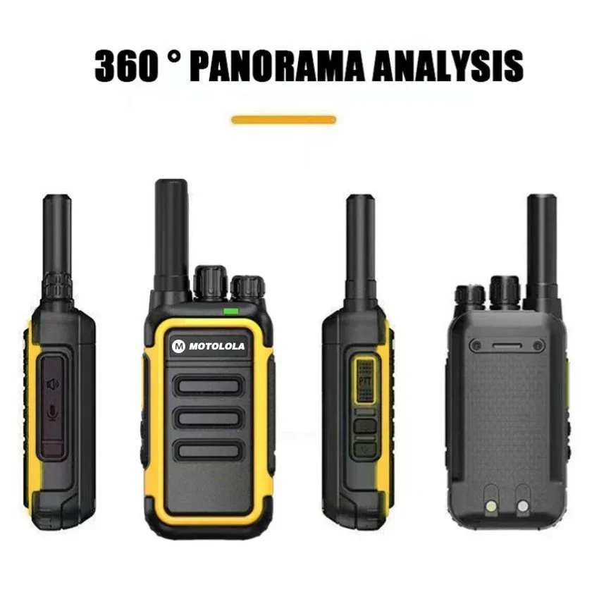 Motolola 2Pcs Mini Walkie Talkie Portable Two-Way Radio UHF Transceiver Set Walkie-talkies Radio Walkie Talkie Long Range COD - Image 4