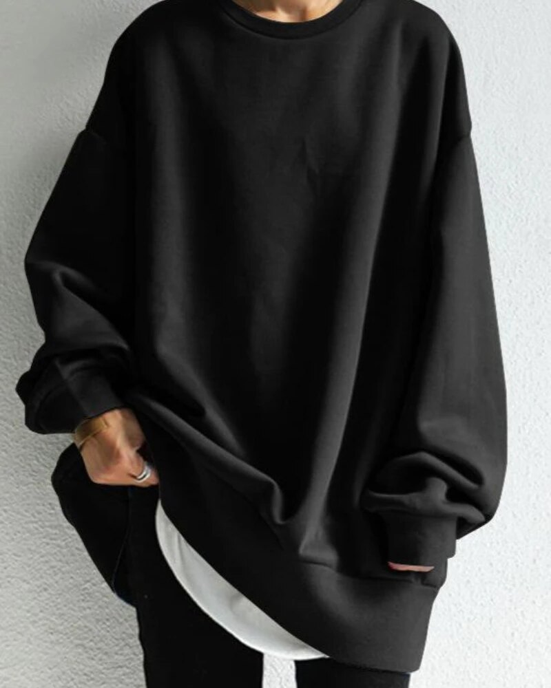 Plus Size Autumn and Winter Sweater Men's and Women's Solid Color Hoodie Brand Bright Pink Oversized Hooded Sweatshirt