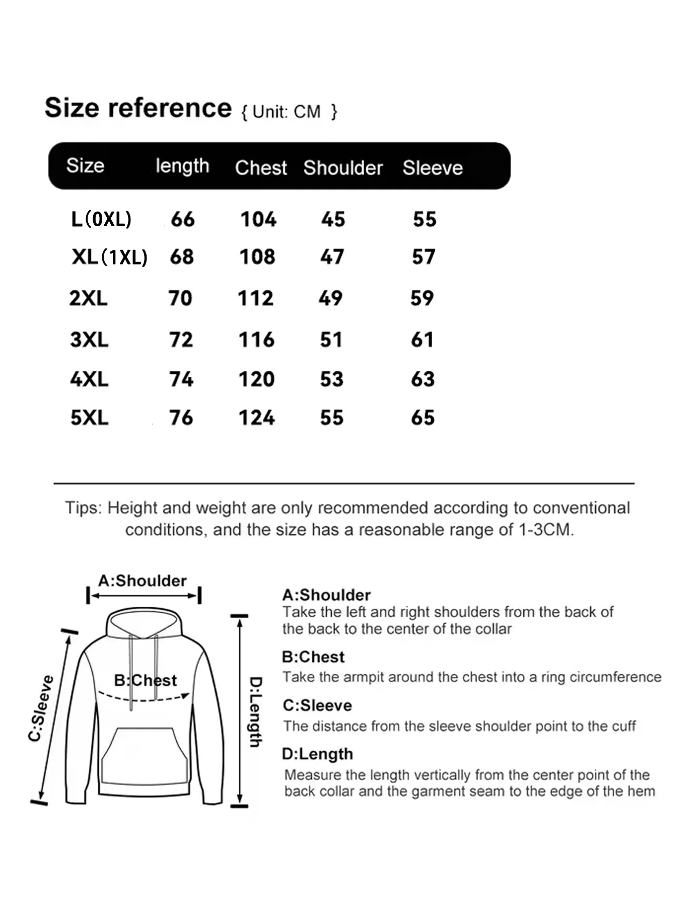 Men's and Women's Plus Size Print Top, Loose Casual, Soft, Comfortable and Breathable, Outdoor Sports Loose Pullover Hoodie - Image 6