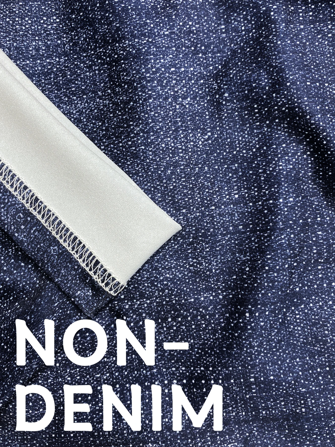 Plus-size Women's capri Leggings in Imitation Denim Pattern for Fashionable and Casual Wear High Stretchability for Active Short - Image 6