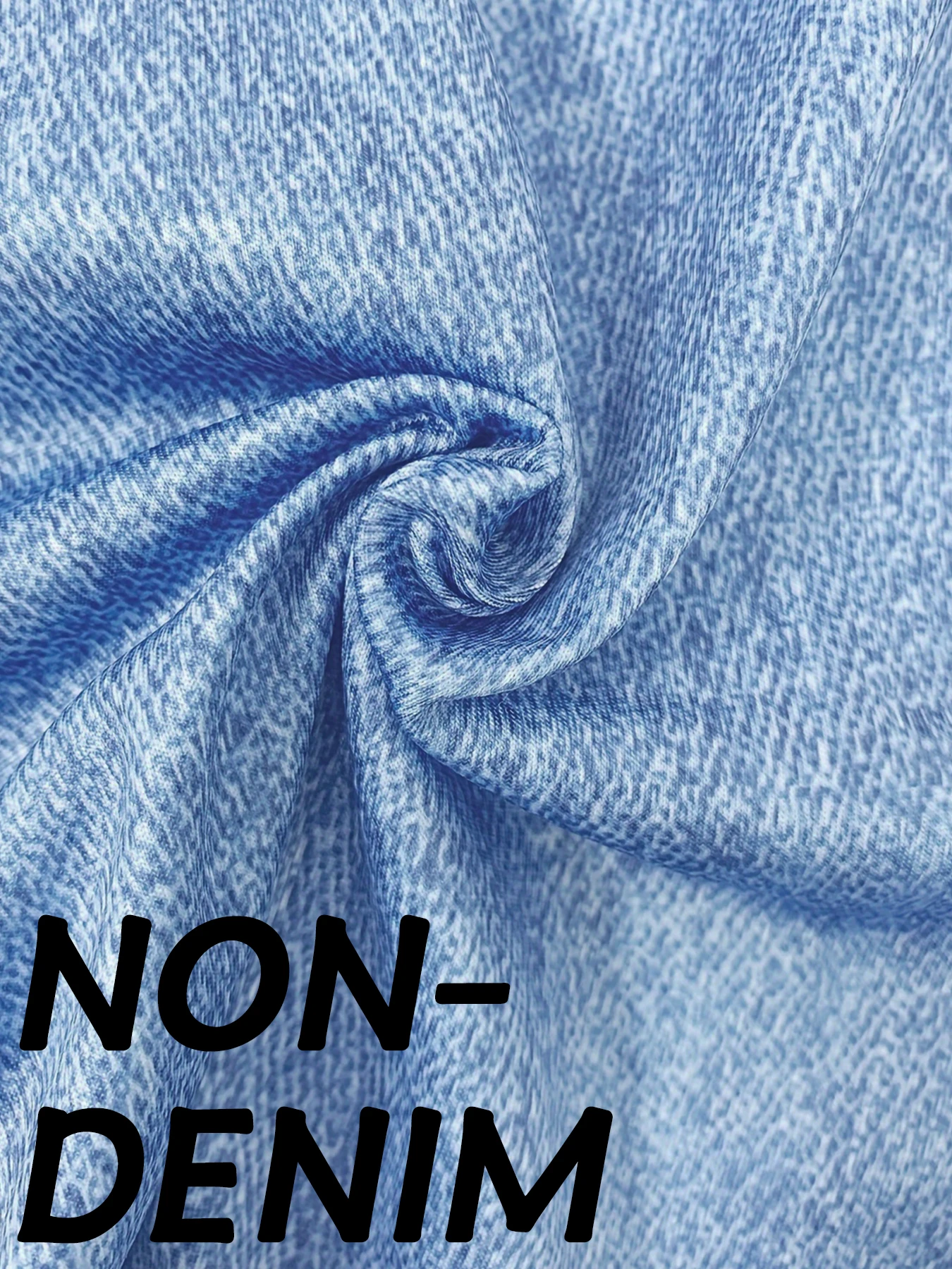 Plus Size Women's Imitation Denim Printed Tight Capri High Elasticity Knitted fashion Casual Leggings - Image 5