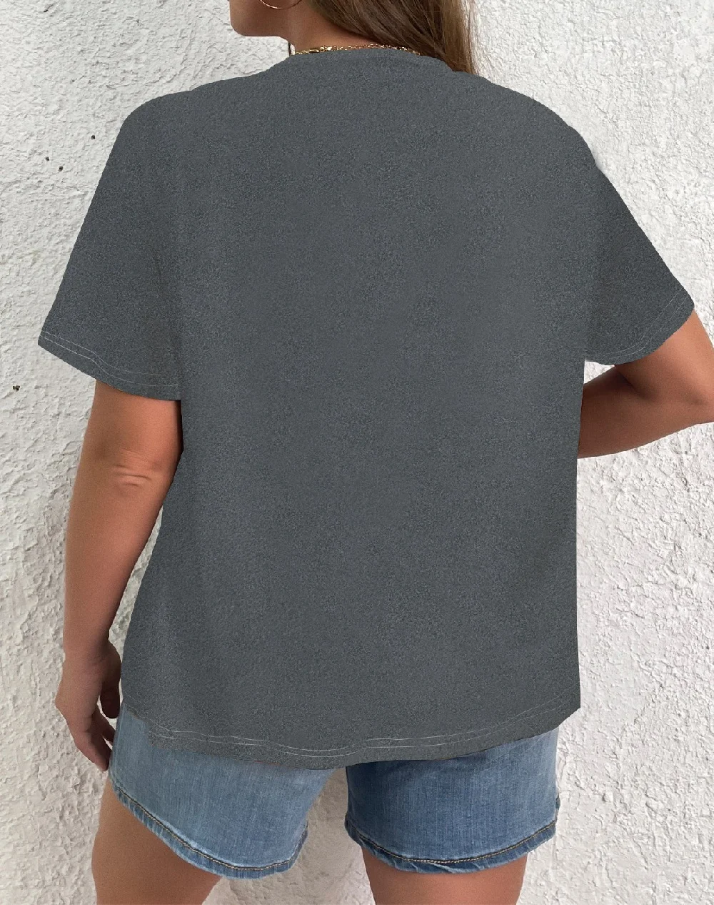 Plus Size Elegant Casual Woman T-Shirt Fashion Loose T-Shirt Woman Temperament Long sleeve T-Shirt Holiday Weekend - Image 6