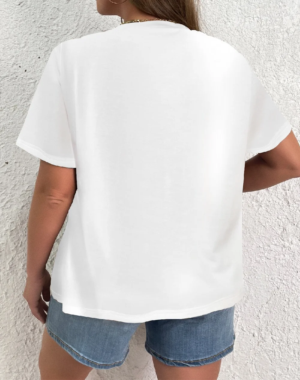 Plus Size Elegant Casual Woman T-Shirt Fashion Loose T-Shirt Woman Temperament Long sleeve T-Shirt Holiday Weekend - Image 5